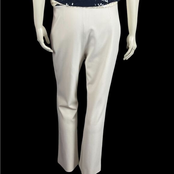 Ralph Lauren Purple Label F/F Winter White Wool Pants Size 12 - Picture 6 of 12